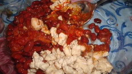 острые блинчики с индейкой по-мексикански