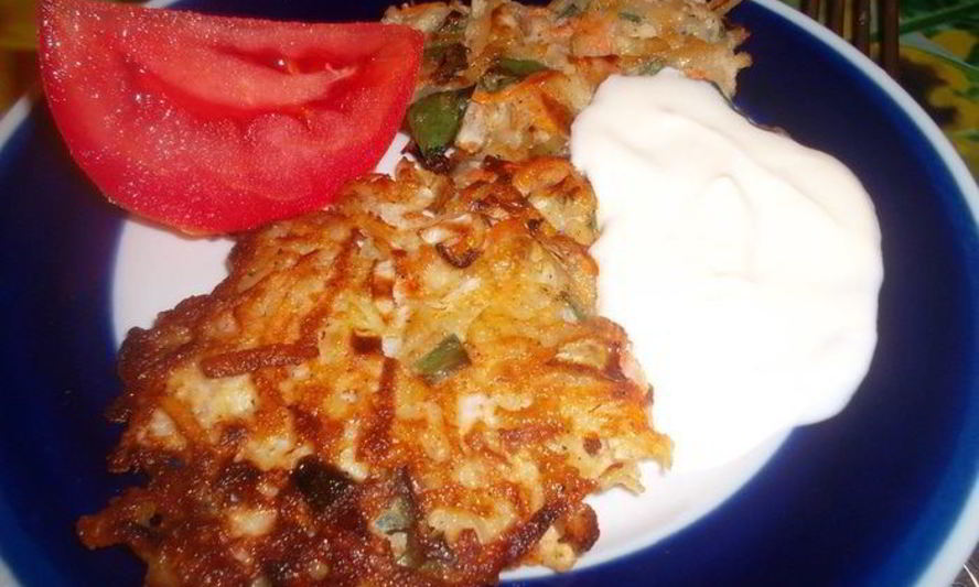 Рецепт овощных блинчиков