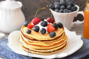 Панкейки на ряженке