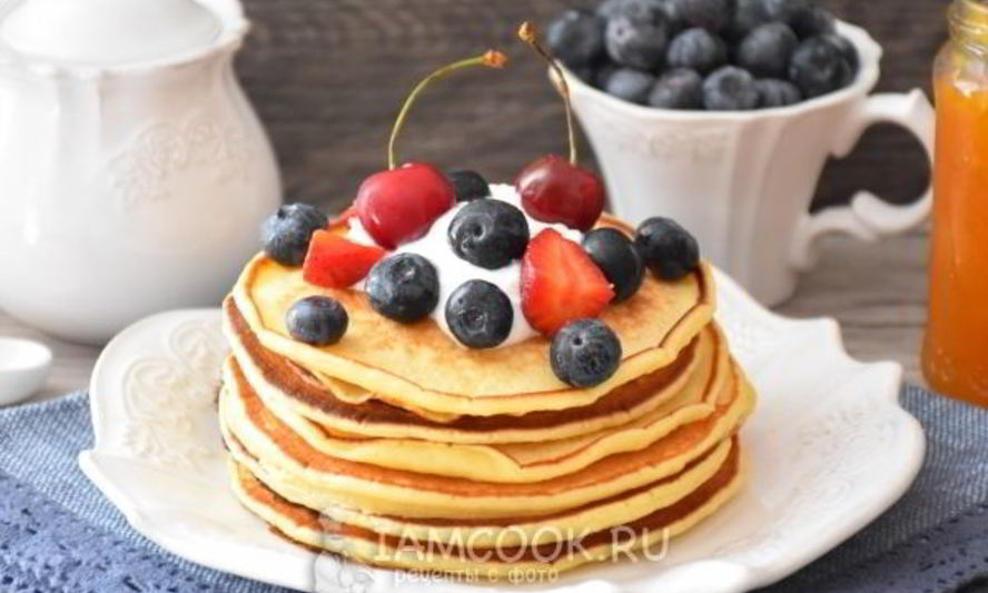 Рецепт панкейков на ряженке