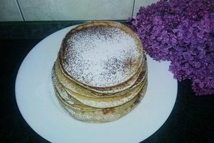 Панкейки с корицей на кефире