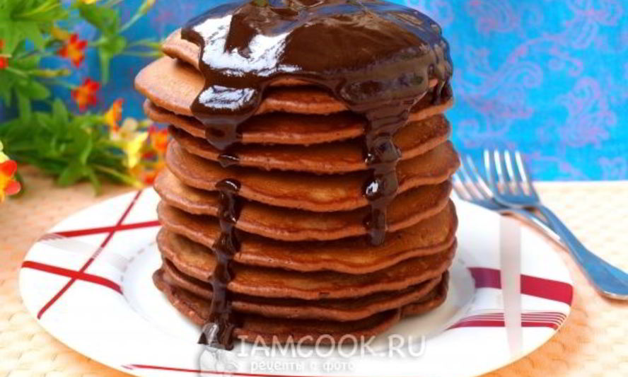 Рецепт панкейков с шоколадом