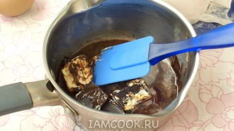 панкейки с шоколадом