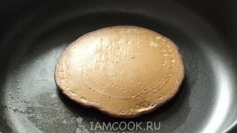 панкейки с шоколадом