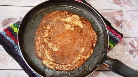 пшенично-гречневые блины на молоке и дрожжах