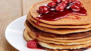 Пышные американские панкейки на кефире