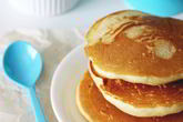 Пышные американские панкейки на молоке