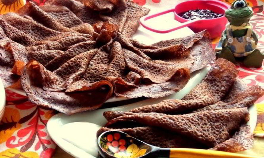 Рецепт шоколадна-овсяных блины