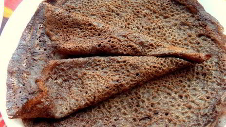 шоколадно-овсяные блины