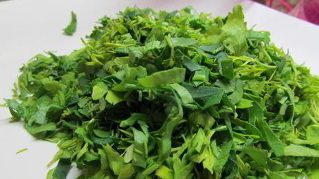 сырные блины с зеленью