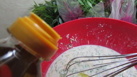 сырные блины с зеленью