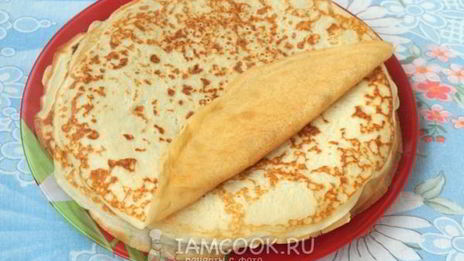 тонкие блины на кефире