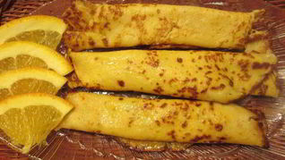 Тыквенно-апельсиновые блинчики