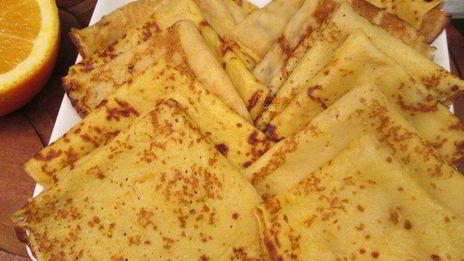 тыквенно-апельсиновые блинчики