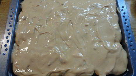 запеченные блинчики с яблоками и сгущенкой