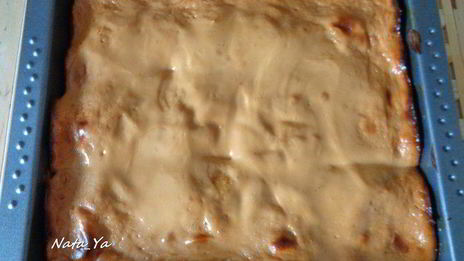 запеченные блинчики с яблоками и сгущенкой