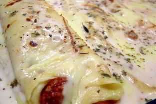 Запеченные блины с начинкой