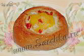 Булочка с яйцом