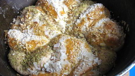 булочка в казане