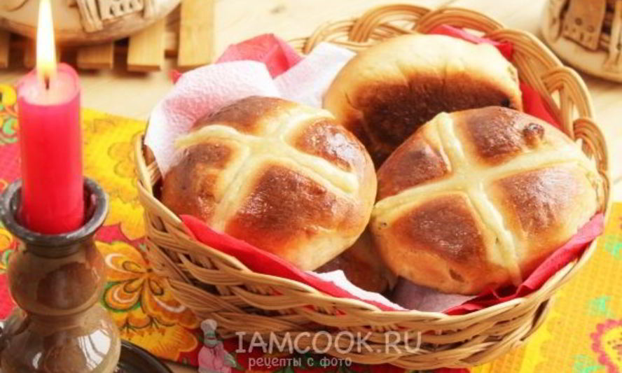Рецепт булочек ароматных hot cross buns