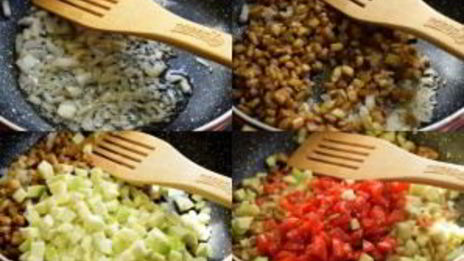 булочки, фаршированные рататуем