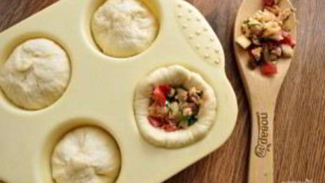 булочки, фаршированные рататуем