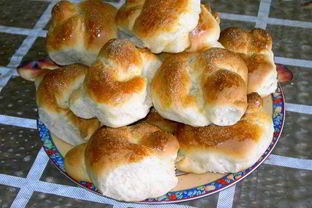 Булочки из творожного теста