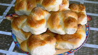 Булочки из творожного теста