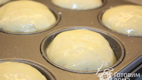 булочки-маффины с сырно-рыбной начинкой