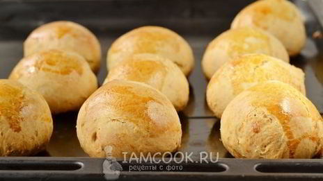 булочки на кефире в духовке