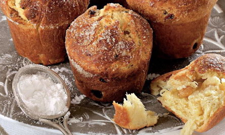 Рецепт булочек с изюмом