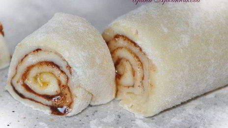 булочки с корицей и сливочной заливкой