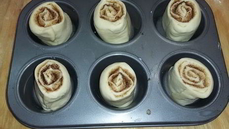 булочки с корицей