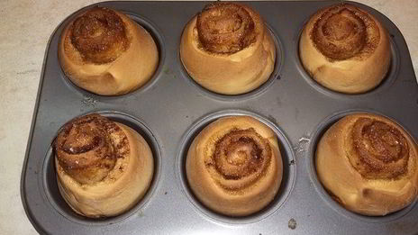 булочки с корицей