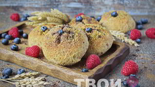 Булочки с шоколадом