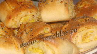 Булочки с сыром и маком