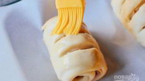 булочки с ветчиной и сыром