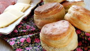 Булочки слоеные из дрожжевого теста
