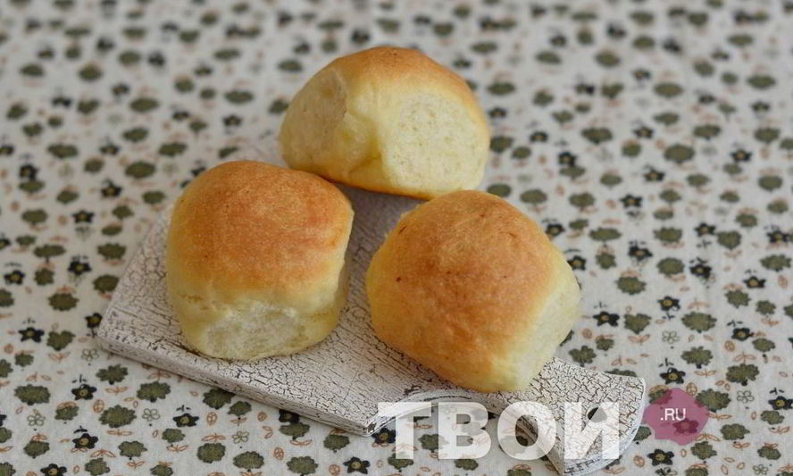 Рецепт домашних булочек