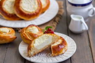 Домашние ватрушки с творогом