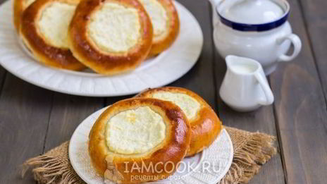 домашние ватрушки с творогом