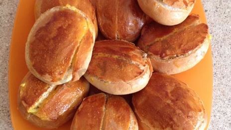 фаршированные булочки малятко с яблоками и корицей