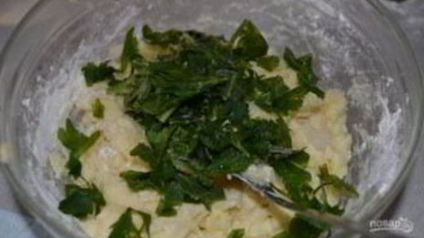 картофельные ватрушки с курицей