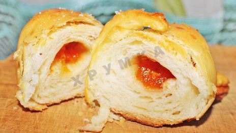 круассаны из слоеного дрожжевого теста