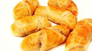 Круассаны с шоколадной пастой