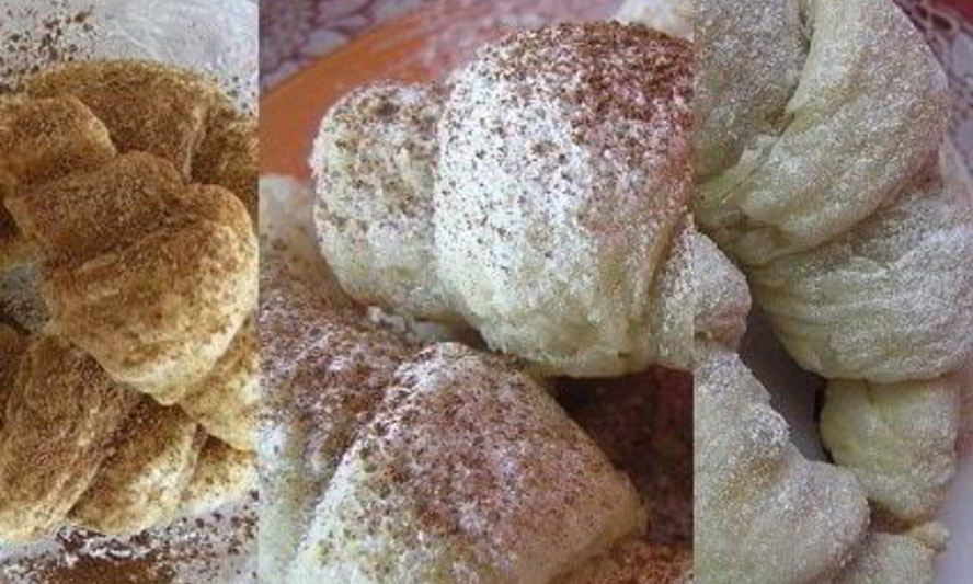 Рецепт круассанов с земляникой, ежевикой и шоколадом