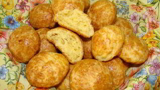 Мини-булочки с чесноком и сыром