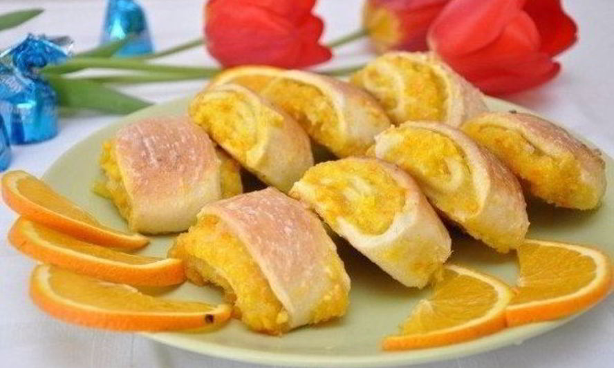 Рецепт мягких булочек с апельсином