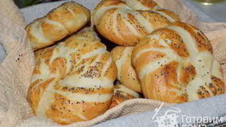 Немецкие булочки с маком и кунжутом