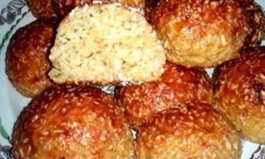 Рецепт овсяно-творожных булочки